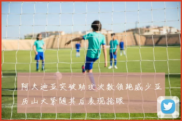阿夫迪亚突破助攻次数领跑威少亚历山大紧随其后表现抢眼